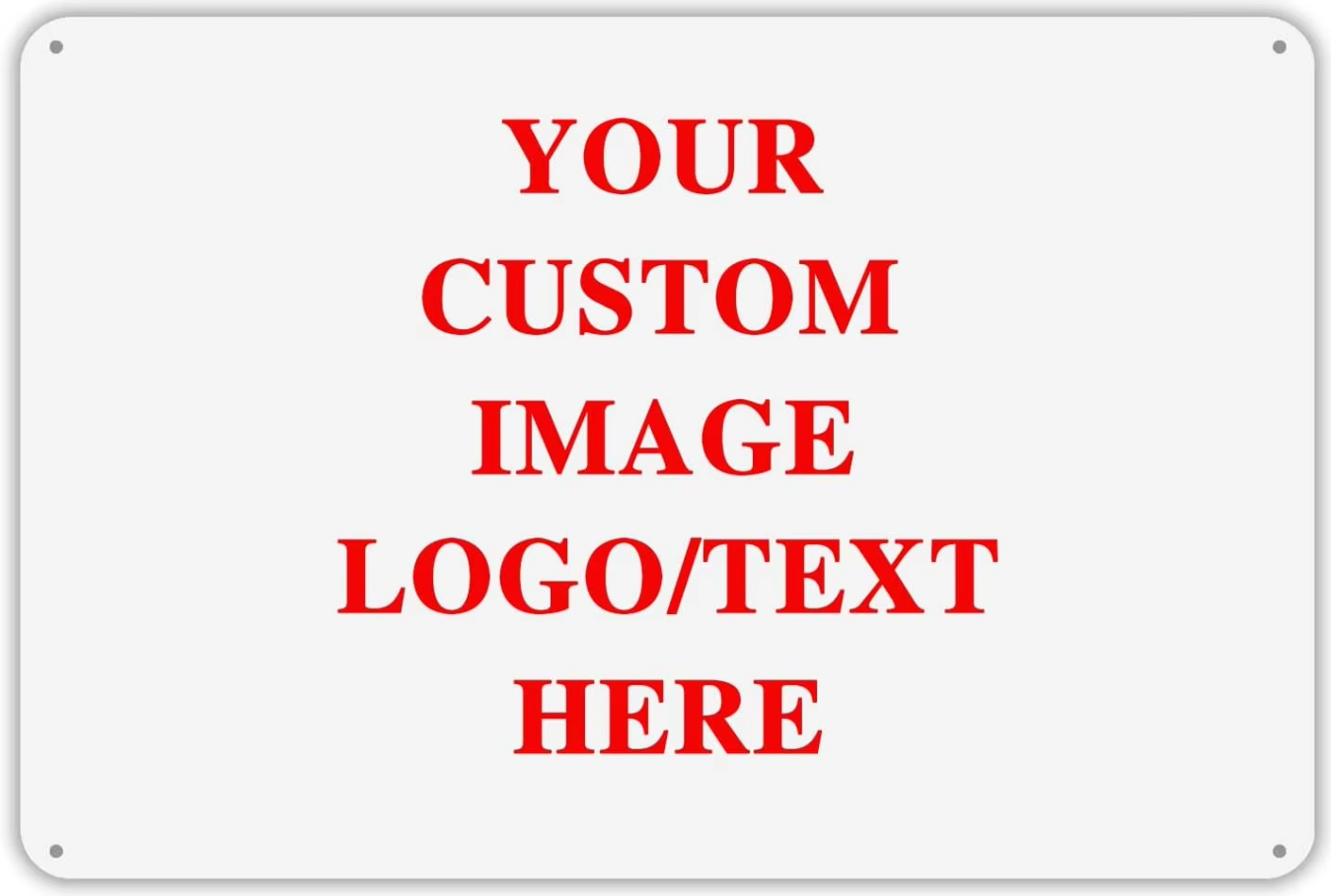 Home Office Logo - Aangepast bord Gepersonaliseerde metalen bord Ontwerp