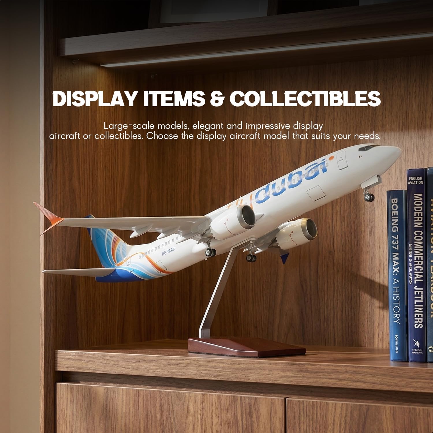 Home Office Dubai - 1/85 Schaal Dubai B737 Resin Diecast