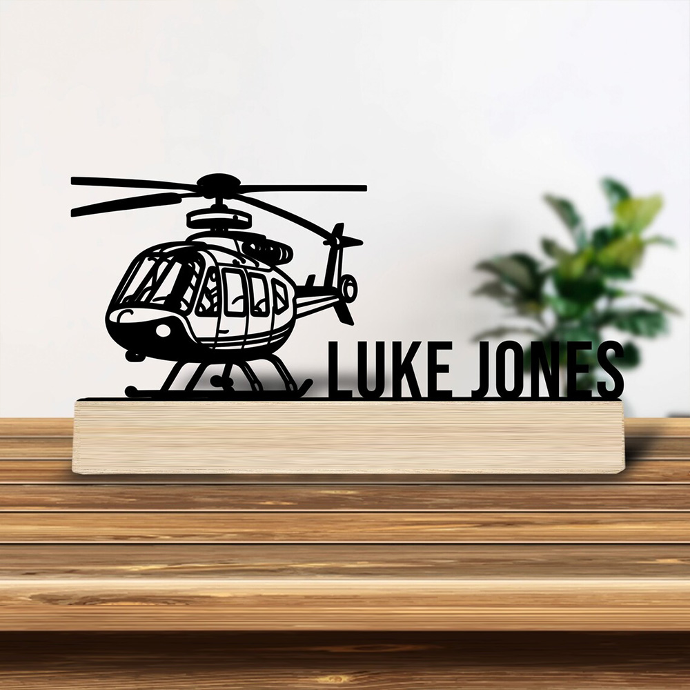Home Office Or - 1 stuk gepersonaliseerde retro ijzeren standbeelddecoratie