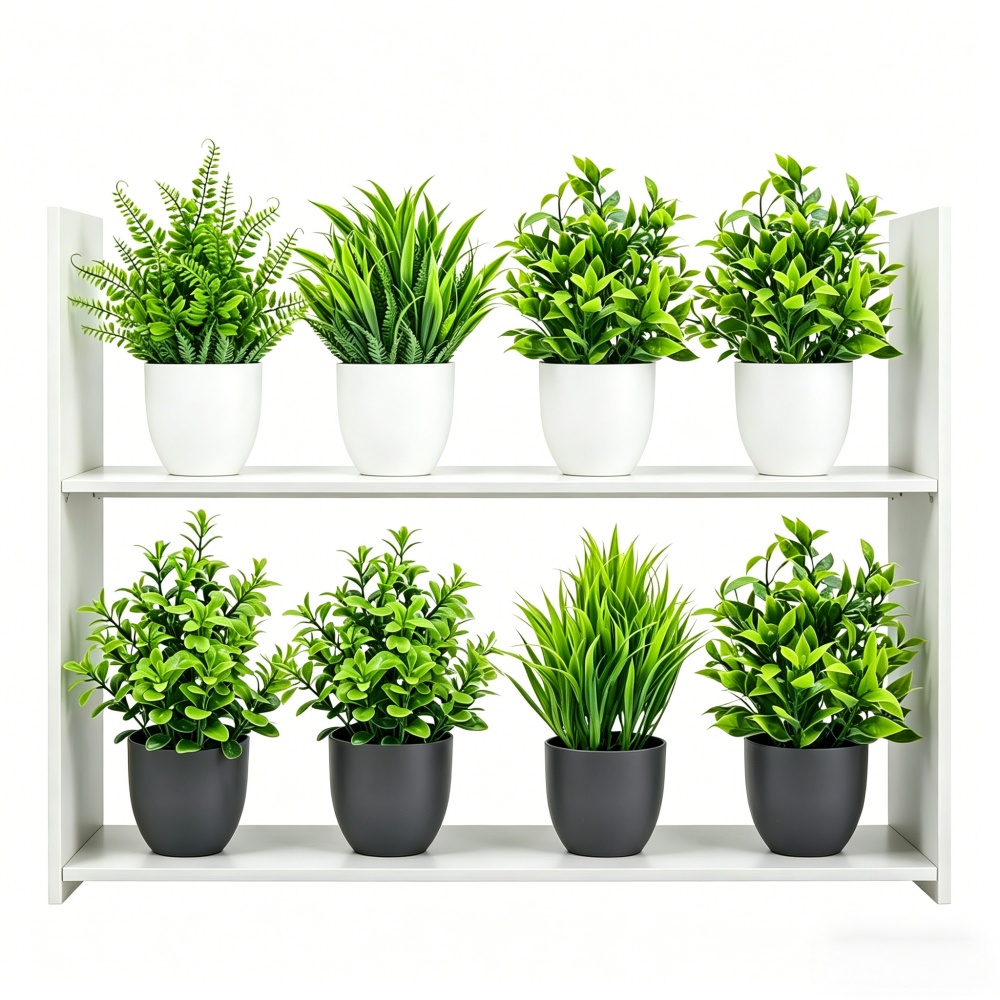 Home Office Layout - 4 stks/set Mini Kunstplanten Ingemaakte Binnen-