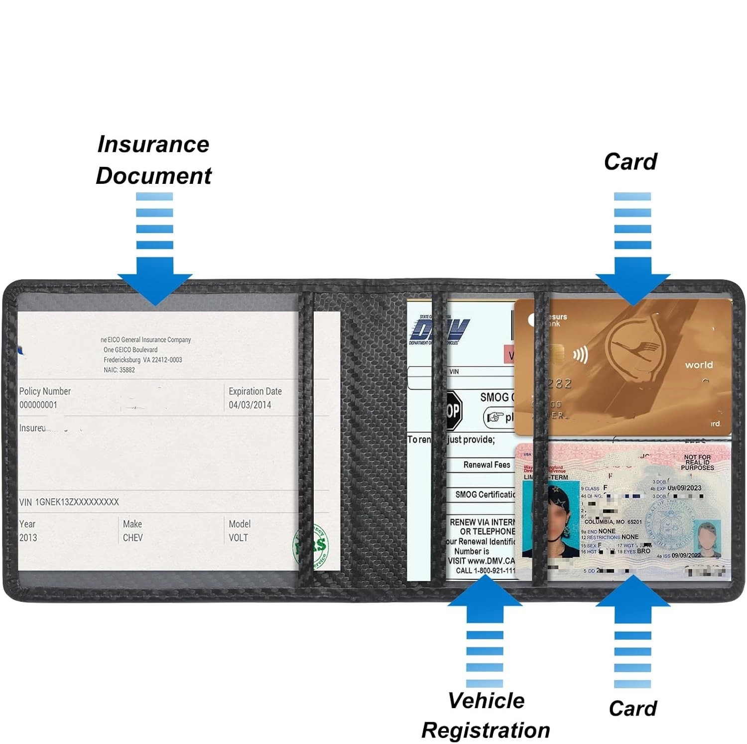 Auto-organizer voor kentekenbe - Document Holder Stand recensie en prijs