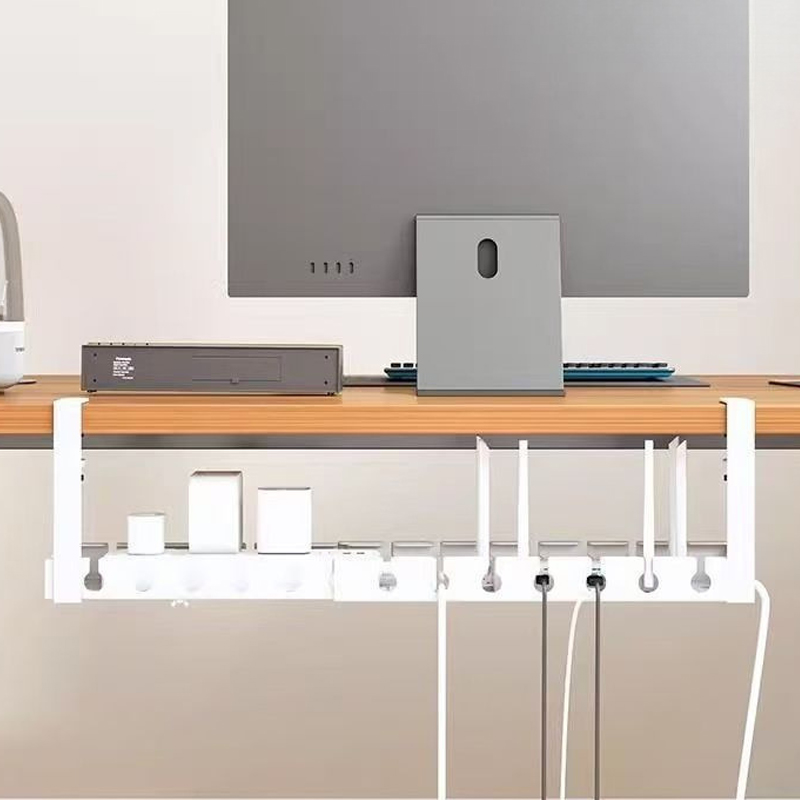 Kabelorganizer onder de tafel  - Home Office Work Table recensie en prijs