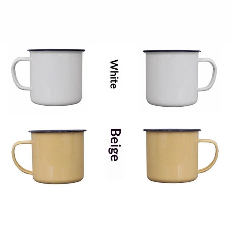 Emaille drinkbekers in meerder - Home Office Logo recensie en prijs