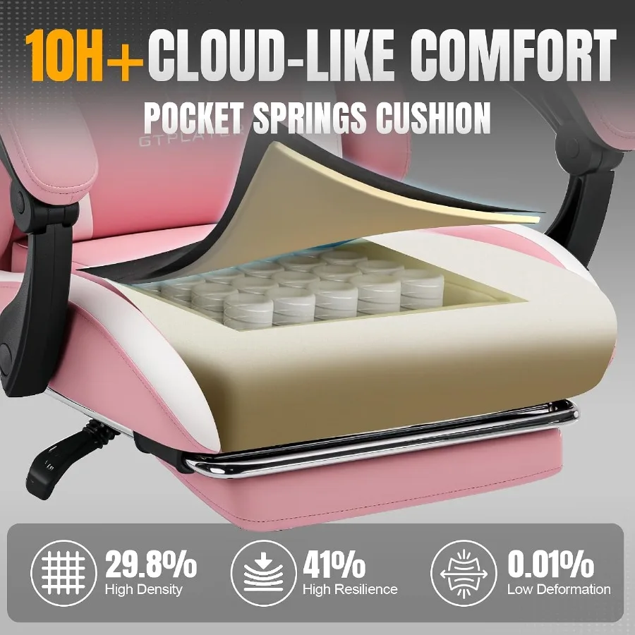Gamingstoel met voetsteun en p - Ergonomic Office Chair recensie en prijs