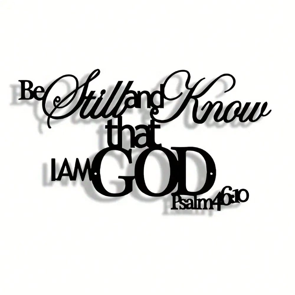 God Word Metal Wall Plaque Chr - Home Office Room Inspiration recensie en prijs