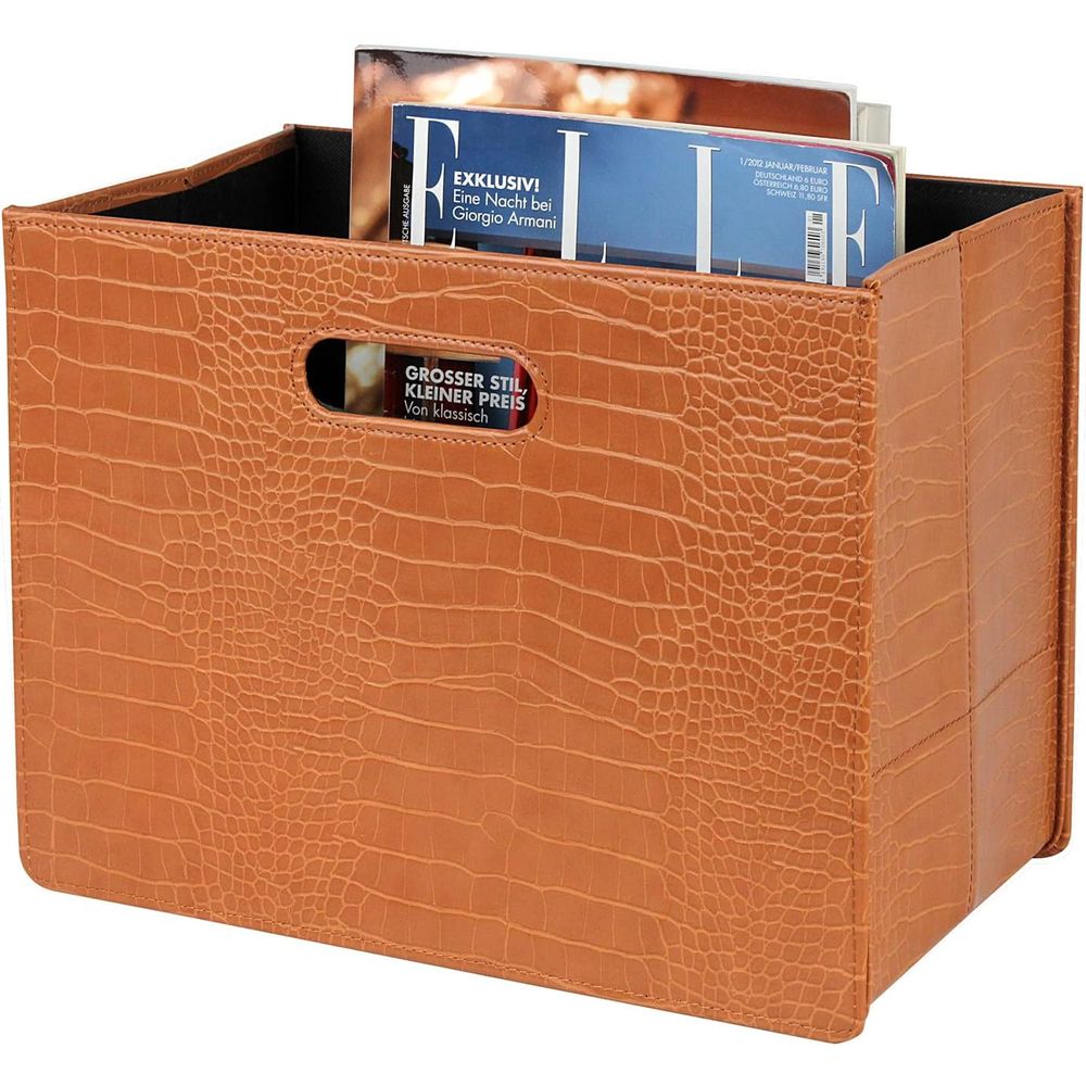 Bruine houten opbergorganizer  - Home Office Or recensie en prijs